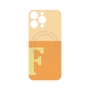 プレミアムパネル with MagSafe［ オリジナル - initial two tone - F orange ］