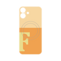 プレミアムパネル with MagSafe［ オリジナル - initial two tone - F orange ］