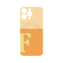 プレミアムパネル with MagSafe［ オリジナル - initial two tone - F orange ］