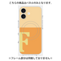 プレミアムパネル with MagSafe［ オリジナル - initial two tone - F orange ］