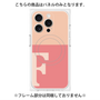 プレミアムパネル with MagSafe［ オリジナル - initial two tone - F pink ］