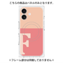 プレミアムパネル with MagSafe［ オリジナル - initial two tone - F pink ］