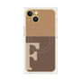 プレミアムパネル with MagSafe［ オリジナル - initial two tone - F brown ］