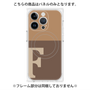 プレミアムパネル with MagSafe［ オリジナル - initial two tone - F brown ］
