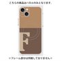 プレミアムパネル with MagSafe［ オリジナル - initial two tone - F brown ］