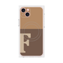 プレミアムパネル with MagSafe［ オリジナル - initial two tone - F brown ］