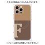プレミアムパネル with MagSafe［ オリジナル - initial two tone - F brown ］