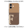 プレミアムパネル with MagSafe［ オリジナル - initial two tone - F brown ］