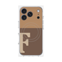 プレミアムパネル with MagSafe［ オリジナル - initial two tone - F brown ］