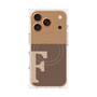 プレミアムパネル with MagSafe［ オリジナル - initial two tone - F brown ］