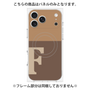 プレミアムパネル with MagSafe［ オリジナル - initial two tone - F brown ］