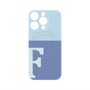 プレミアムパネル with MagSafe［ オリジナル - initial two tone - F blue ］