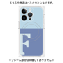 プレミアムパネル with MagSafe［ オリジナル - initial two tone - F blue ］