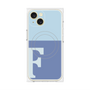 プレミアムパネル with MagSafe［ オリジナル - initial two tone - F blue ］