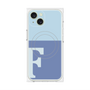 プレミアムパネル with MagSafe［ オリジナル - initial two tone - F blue ］
