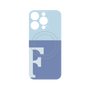 プレミアムパネル with MagSafe［ オリジナル - initial two tone - F blue ］