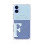 プレミアムパネル with MagSafe［ オリジナル - initial two tone - F blue ］