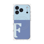 プレミアムパネル with MagSafe［ オリジナル - initial two tone - F blue ］