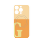 プレミアムパネル with MagSafe［ オリジナル - initial two tone - G orange ］