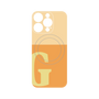 プレミアムパネル with MagSafe［ オリジナル - initial two tone - G orange ］