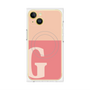 プレミアムパネル with MagSafe［ オリジナル - initial two tone - G pink ］
