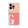 プレミアムパネル with MagSafe［ オリジナル - initial two tone - G pink ］