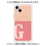 プレミアムパネル with MagSafe［ オリジナル - initial two tone - G pink ］