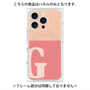 プレミアムパネル with MagSafe［ オリジナル - initial two tone - G pink ］