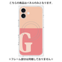 プレミアムパネル with MagSafe［ オリジナル - initial two tone - G pink ］