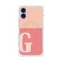 プレミアムパネル with MagSafe［ オリジナル - initial two tone - G pink ］