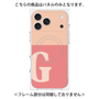 プレミアムパネル with MagSafe［ オリジナル - initial two tone - G pink ］