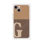 プレミアムパネル with MagSafe［ オリジナル - initial two tone - G brown ］