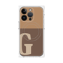 プレミアムパネル with MagSafe［ オリジナル - initial two tone - G brown ］