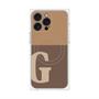 プレミアムパネル with MagSafe［ オリジナル - initial two tone - G brown ］