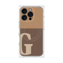 プレミアムパネル with MagSafe［ オリジナル - initial two tone - G brown ］