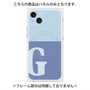 プレミアムパネル with MagSafe［ オリジナル - initial two tone - G blue ］