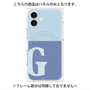 プレミアムパネル with MagSafe［ オリジナル - initial two tone - G blue ］