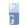 プレミアムパネル with MagSafe［ オリジナル - initial two tone - G blue ］