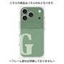 プレミアムパネル with MagSafe［ オリジナル - initial two tone - G green ］
