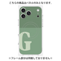 プレミアムパネル with MagSafe［ オリジナル - initial two tone - G green ］