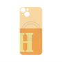 プレミアムパネル with MagSafe［ オリジナル - initial two tone - H orange ］