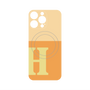 プレミアムパネル with MagSafe［ オリジナル - initial two tone - H orange ］