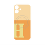 プレミアムパネル with MagSafe［ オリジナル - initial two tone - H orange ］