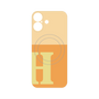 プレミアムパネル with MagSafe［ オリジナル - initial two tone - H orange ］