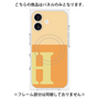 プレミアムパネル with MagSafe［ オリジナル - initial two tone - H orange ］