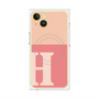 プレミアムパネル with MagSafe［ オリジナル - initial two tone - H pink ］