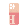 プレミアムパネル with MagSafe［ オリジナル - initial two tone - H pink ］