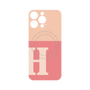 プレミアムパネル with MagSafe［ オリジナル - initial two tone - H pink ］