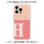 プレミアムパネル with MagSafe［ オリジナル - initial two tone - H pink ］