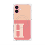 プレミアムパネル with MagSafe［ オリジナル - initial two tone - H pink ］
